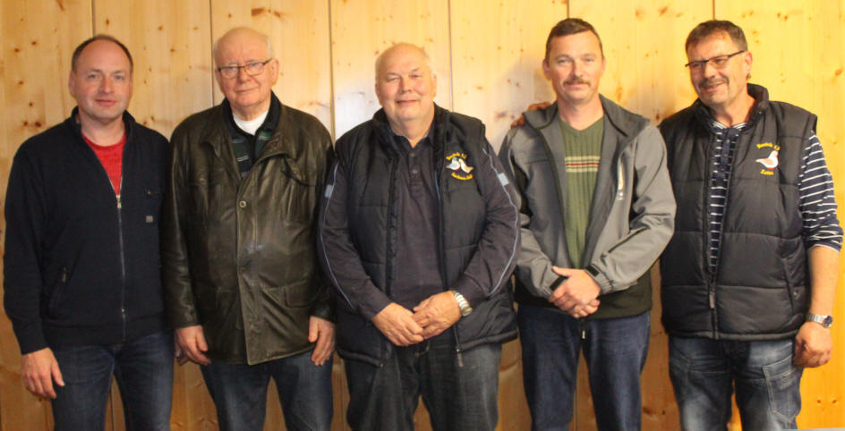 Dr. Dirk Wienecke, Hansjörg Gradert (verstorben), Gerald Wudi, Armin Baumgartner und Mario Hor (vlnr)